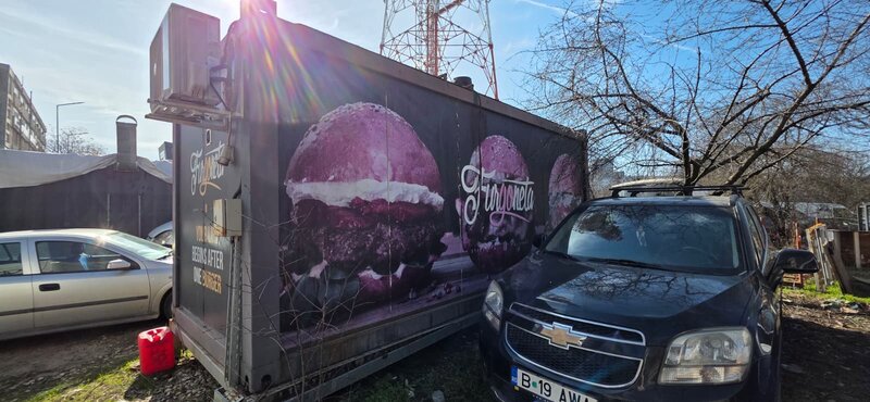 Vand container fast-food